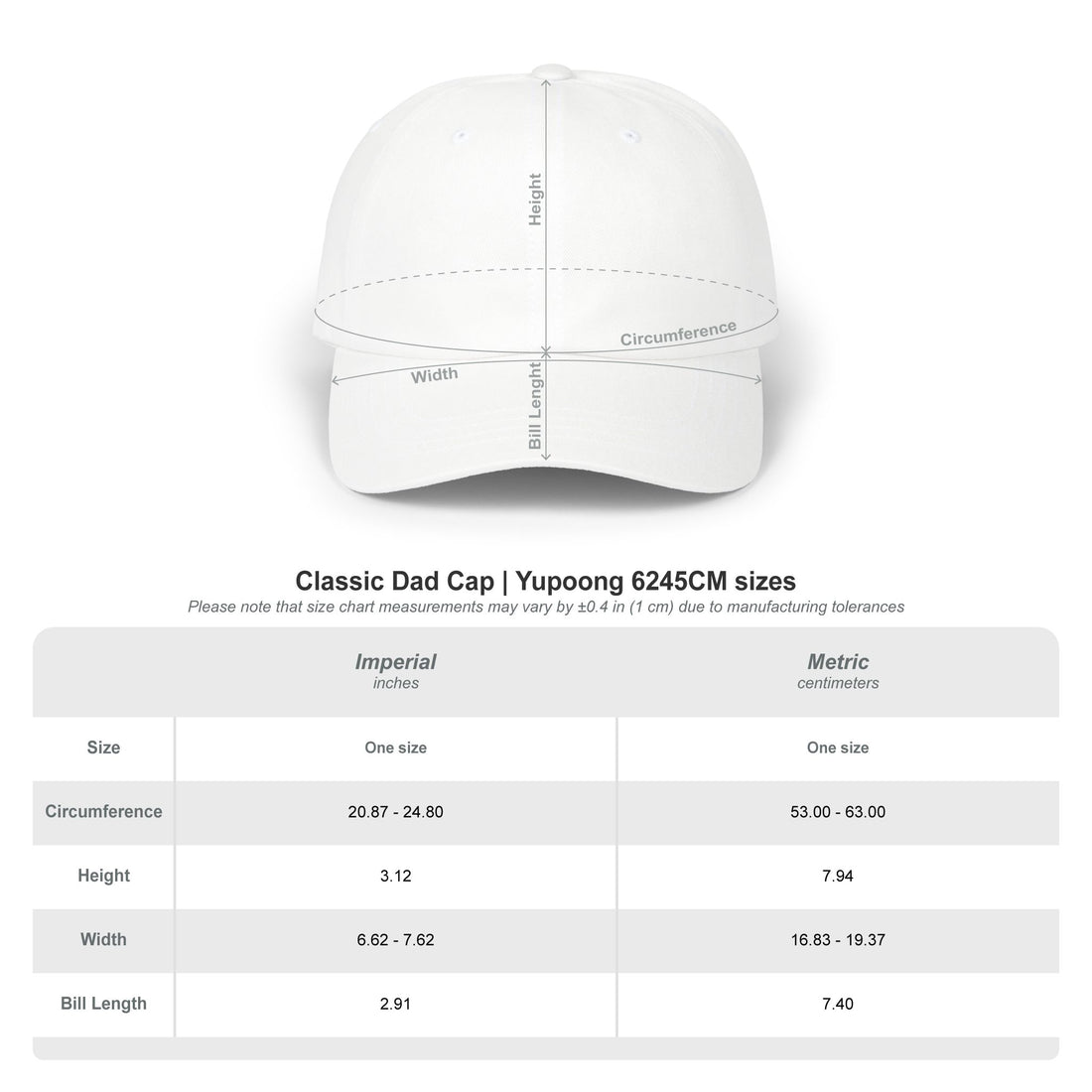 A Twenty-Four Classic Dad Cap